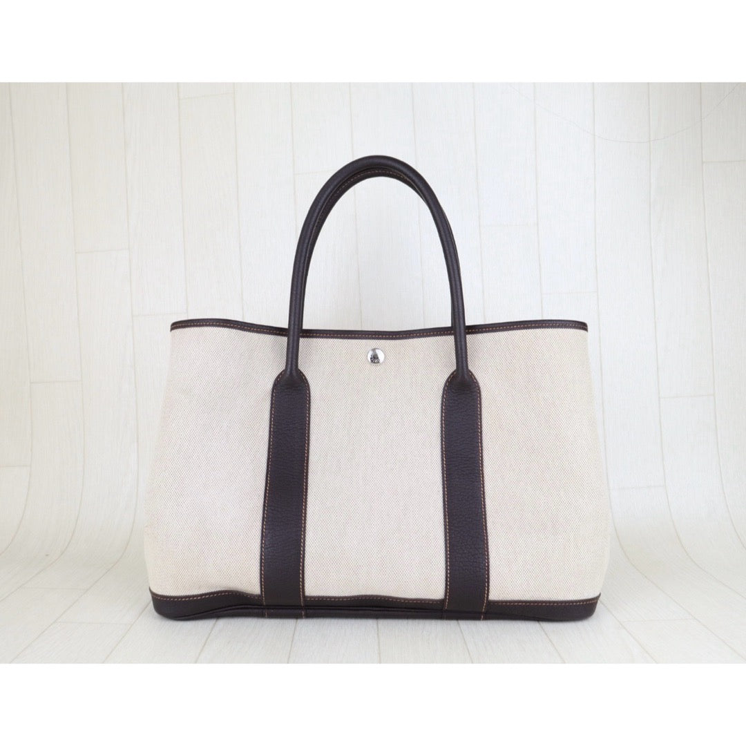 Very Good ( Rank A)｜ HERMES Garden Party PM Handbag □I Stamp Made In 2005 Year｜H25040701