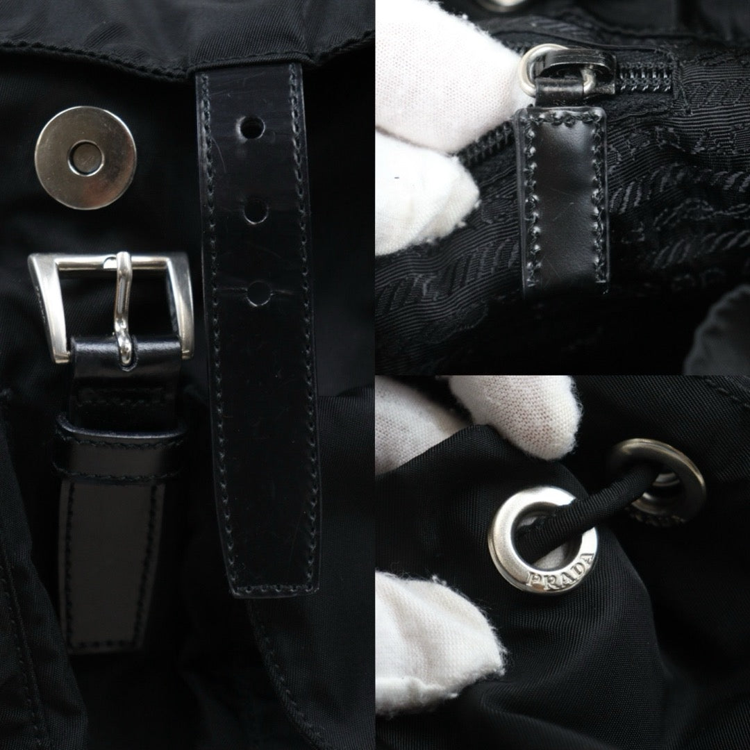 Good ( Rank AB)｜Prada Nylon Backpack Medium Black｜25062614
