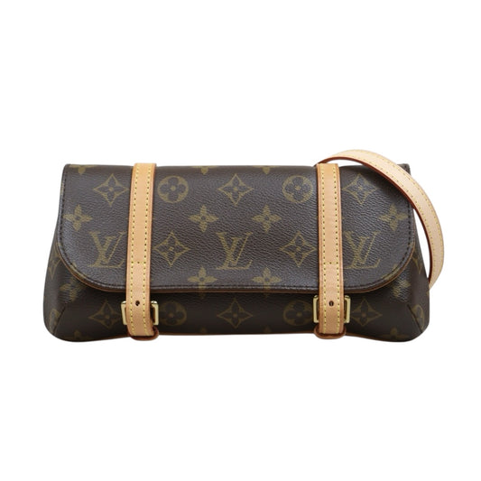 Include Entrupy Certificate of Authenticity｜Very Good ( Rank A)｜Louis Vuitton Monogram Pochette Murrell Clutch Bag Waist Pouch｜26051804