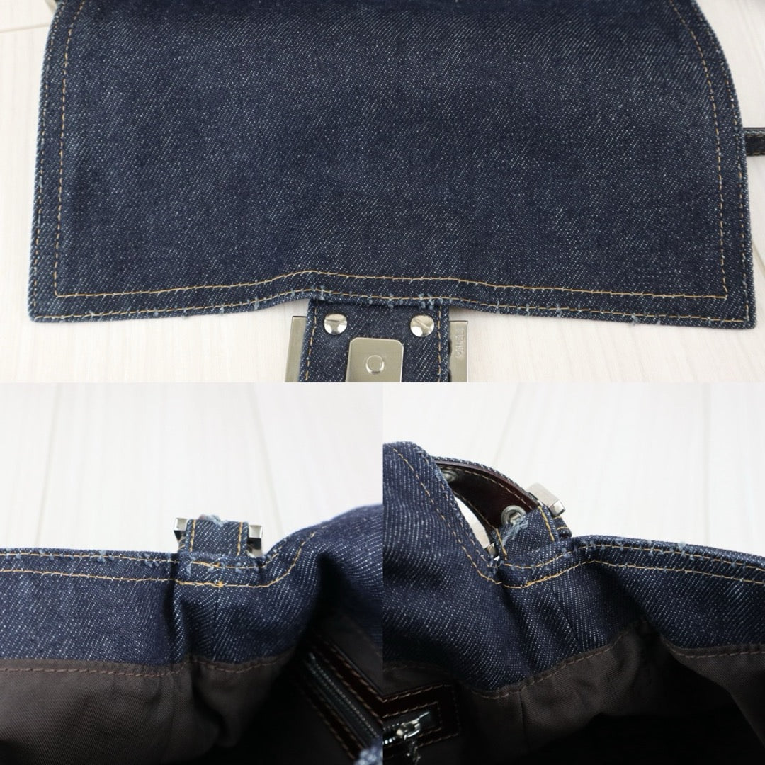 Good ( Rank AB)｜  FENDI Denim Baguette Shoulder Bag  ｜J25060505