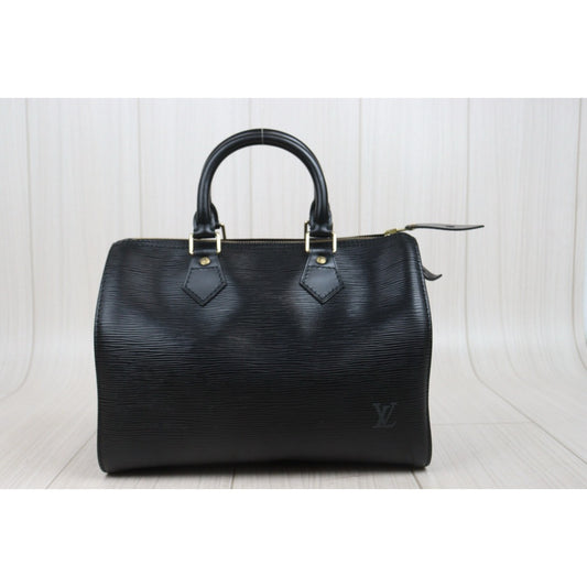 Good ( Rank AB)｜ LV Epi Speedy 25 Hand Bag Black｜25091601