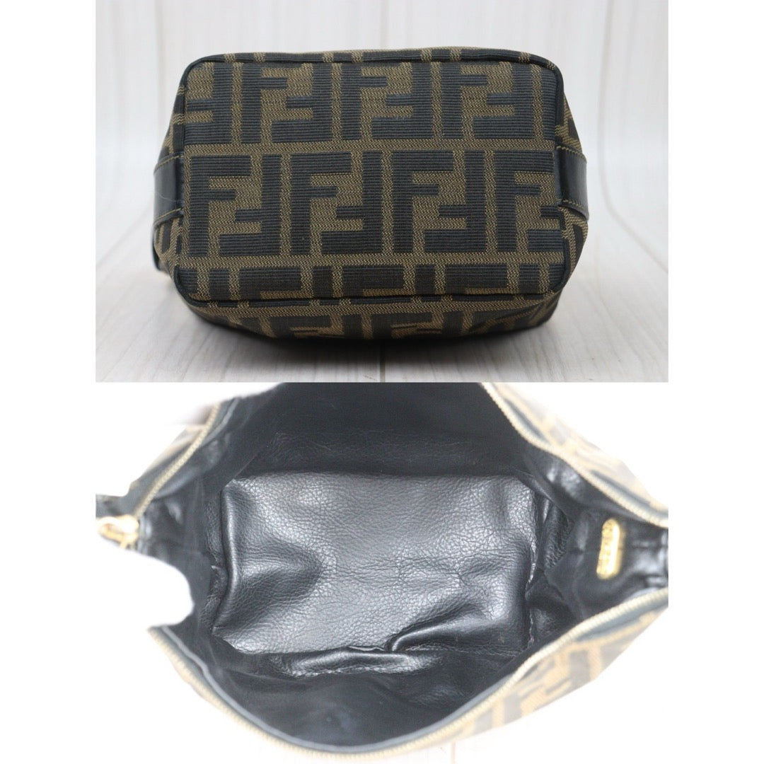 Very Good ( Rank A) ｜ FENDI PM Zucca Handbag ｜24091913