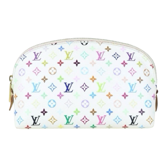 Good ( Rank AB) ｜LV Monogram Multicolor White Cosmetic Pouch｜H24092801