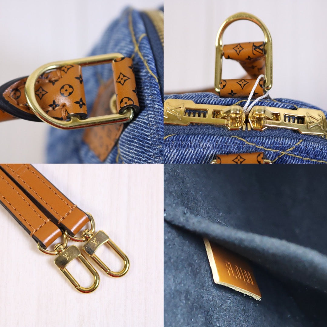 Rank SA ｜ LV Denim Alma BB Handbag With Shoulder Bag ｜S24040404