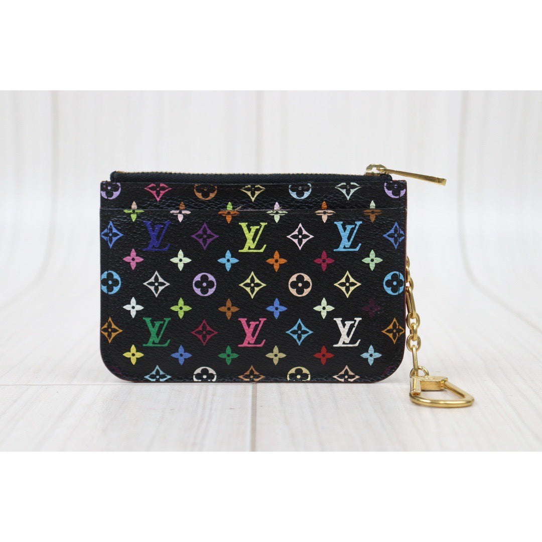 Rank AB ｜ LV Monogram Multicolor Card Holder  ｜24041803