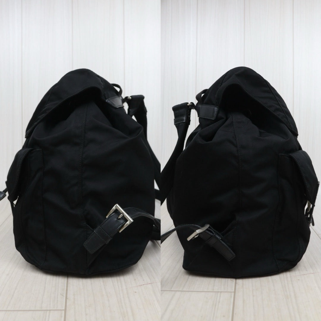 Good ( Rank AB)｜Prada Nylon Backpack Medium Black｜25101502