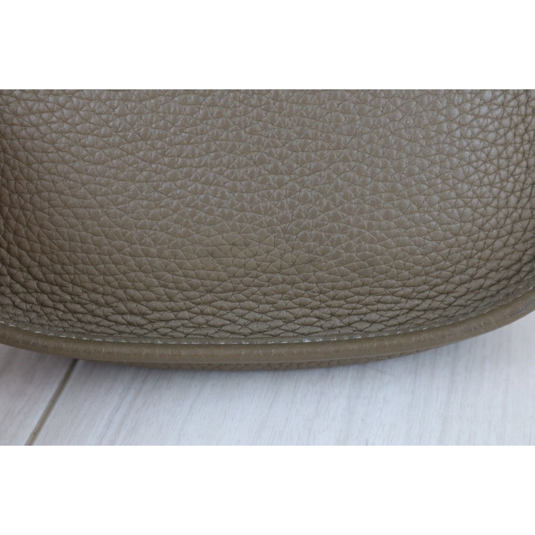 Very Good ( Rank A)｜ HERMES Mini Evelyn 16 Shoulder Bag  Etoupe Gray D Stamp Made In 2019 Year｜W25092604