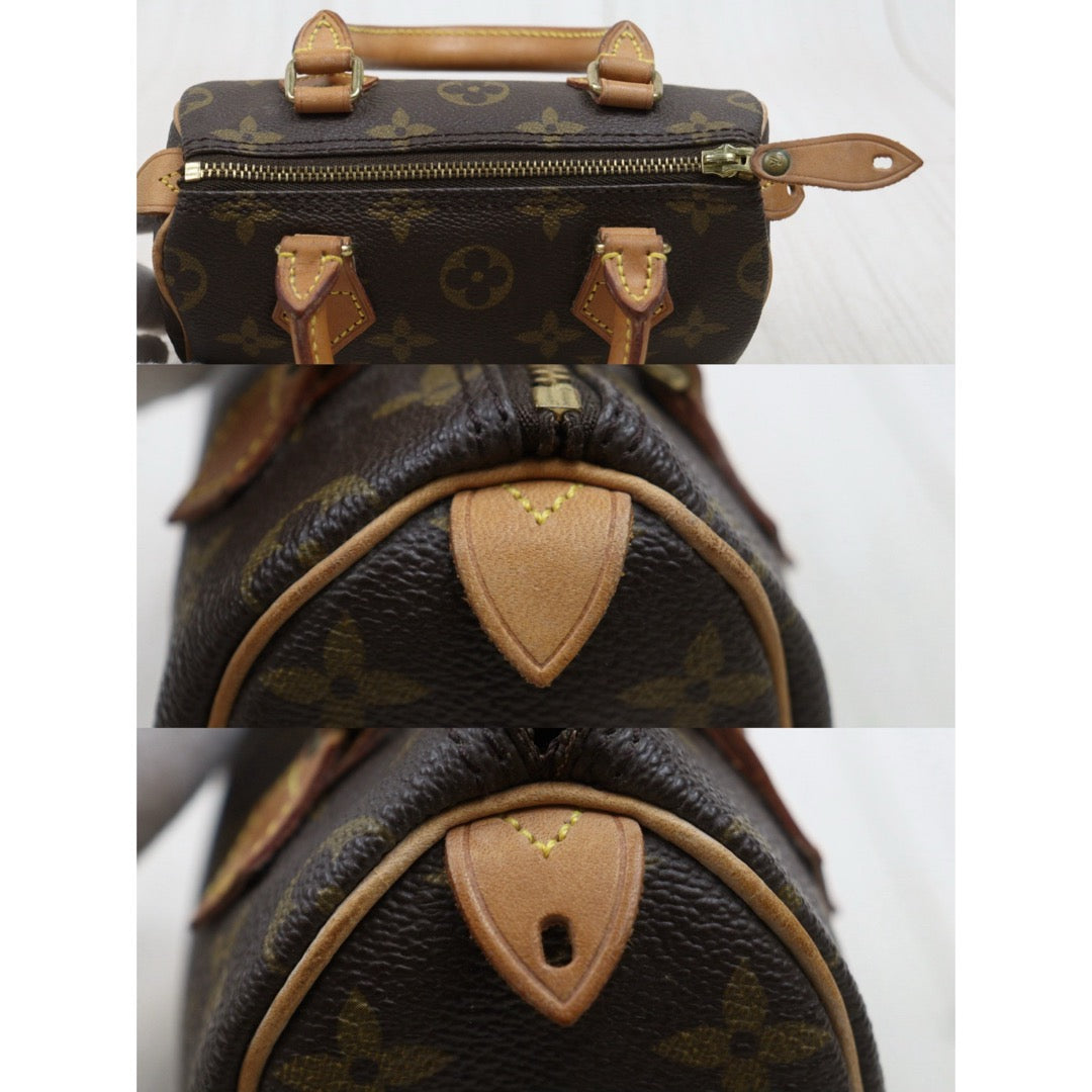Include Entrupy Certificate of Authenticity｜Good ( Rank AB)｜ Louis Vuitton Monogram Mini Speedy Hand Bag ｜26050705