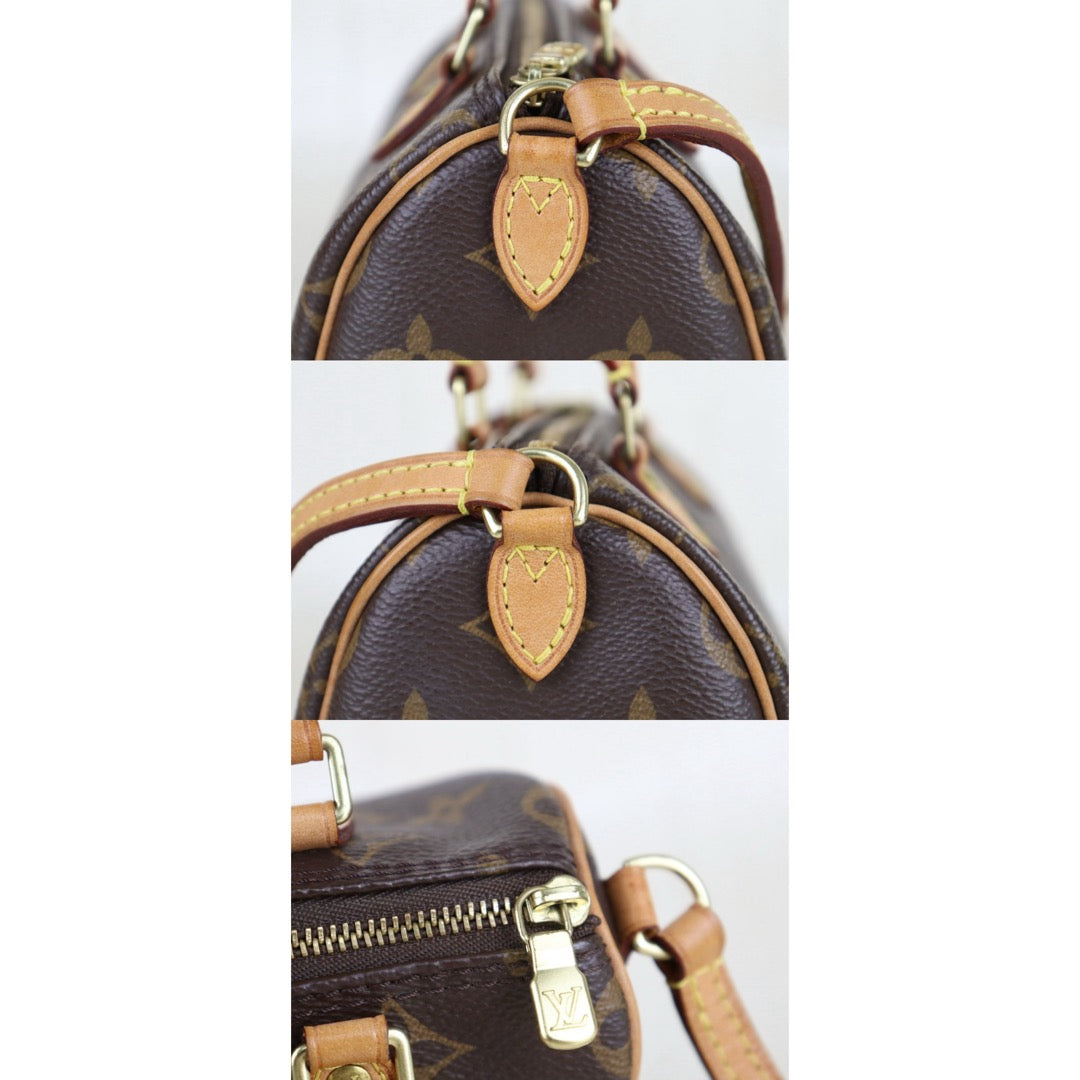 Good ( Rank AB)｜LV Monogram Nano Speedy  Shoulder Bag｜S25092802