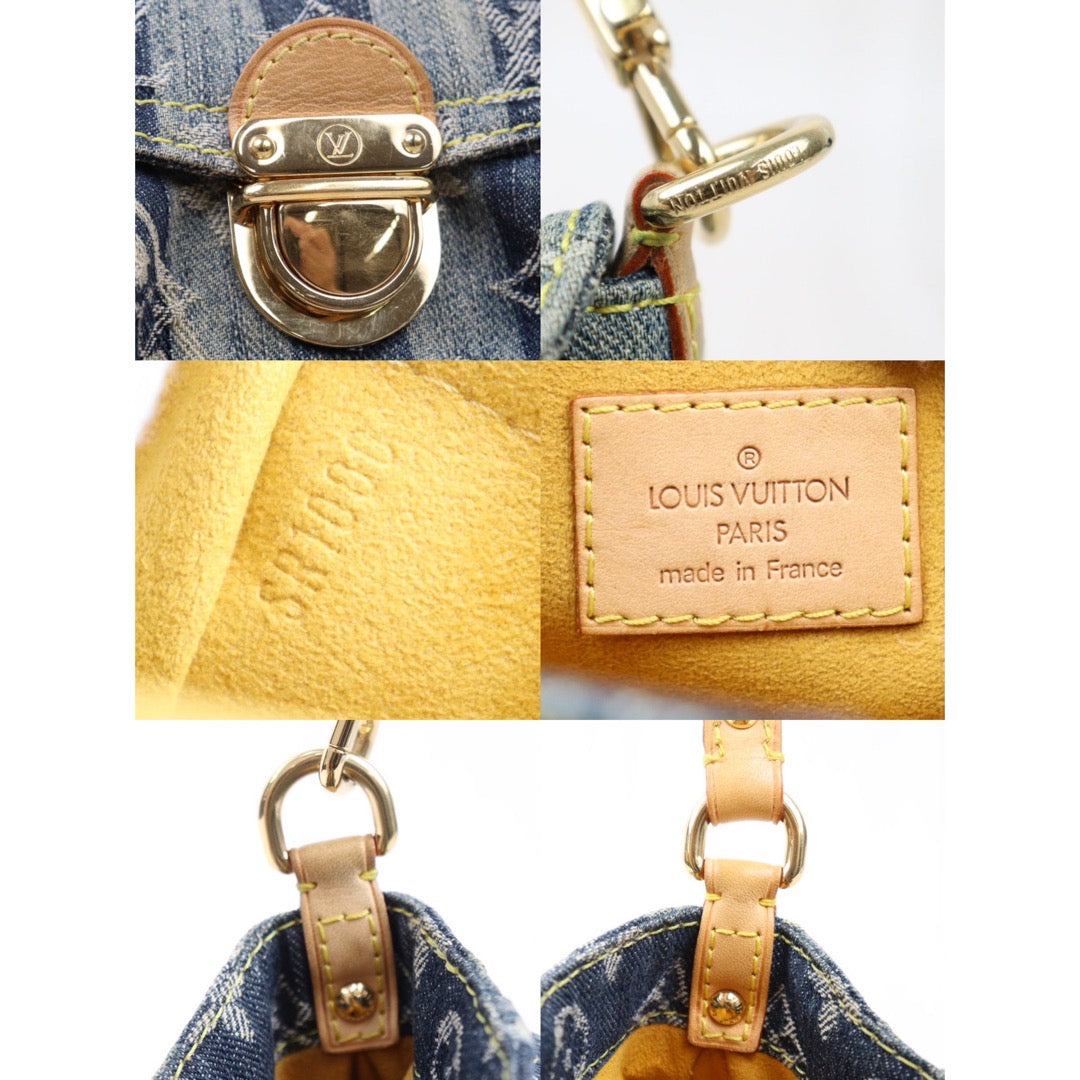 Rank AB ｜  LV Monogram Denim  Shoulder Bag  ｜S24052214