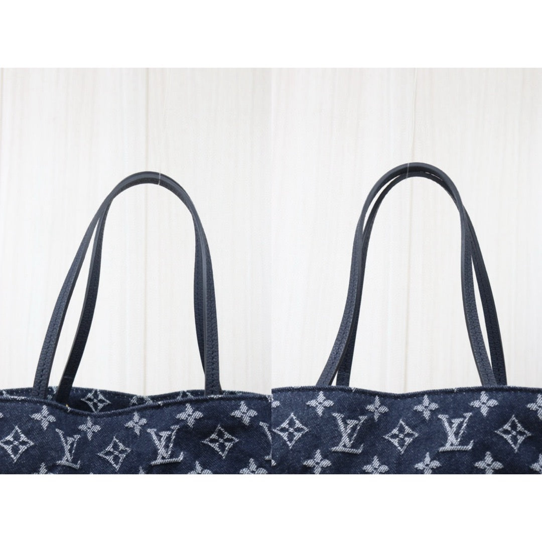 Very Good ( Rank A)｜ LV Monogram Denim Tote Bag Shoulder Bag ｜P24110115