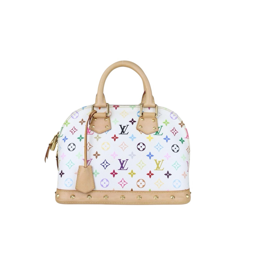 Include Entrupy Certificate of Authenticity｜Very Good ( Rank A)｜  Louis Vuitton Takashi Murakam Multi Monogram Alma Hand Bag ｜S26041802