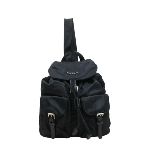 Include Entrupy Certificate of Authenticity｜Good ( Rank A)｜Prada  Nylon Black Backpack ｜26101602
