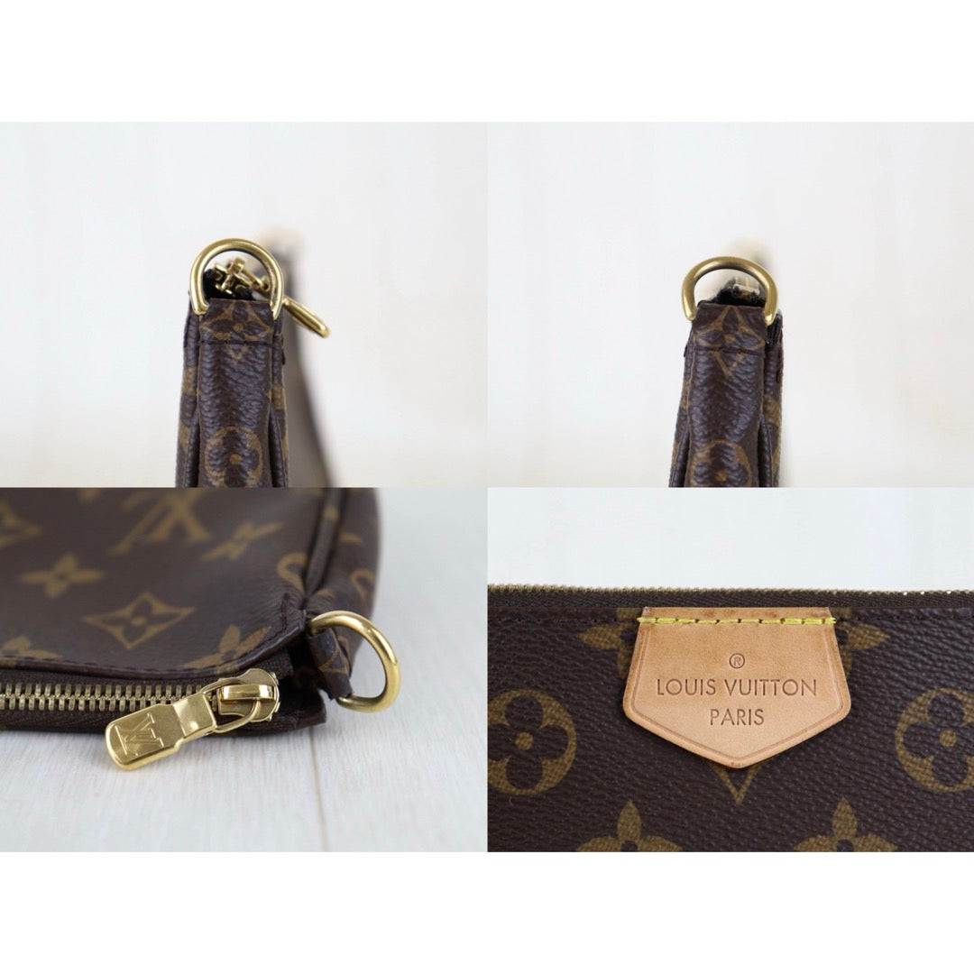 Include Entrupy Certificate of Authenticity｜Very Good ( Rank A)｜Louis Vuitton Monogram Multiti Pochette Accessoire  IC Chips Model ｜S26030811
