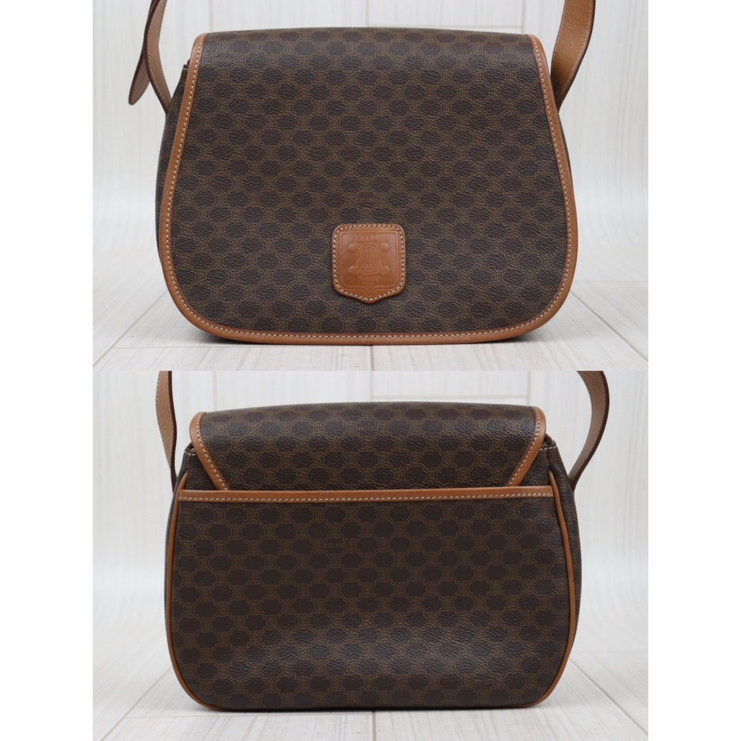 Rank AB｜ CELINE Macadam Shoulder Bag ｜24040412