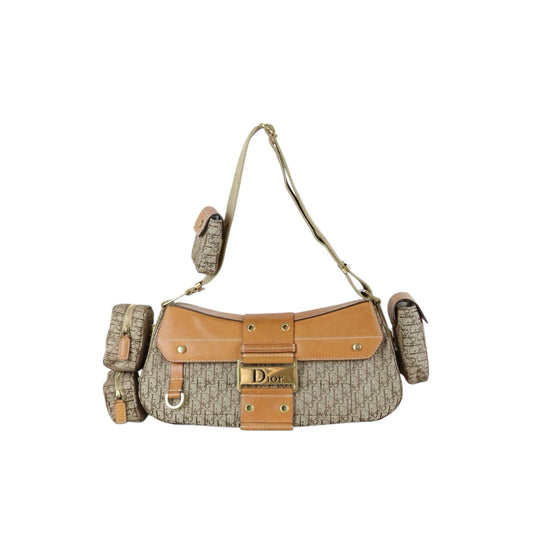 Good ( Rank AB)｜ Dior Punk Canvas Khaki Shoulder Bag ｜S25120401