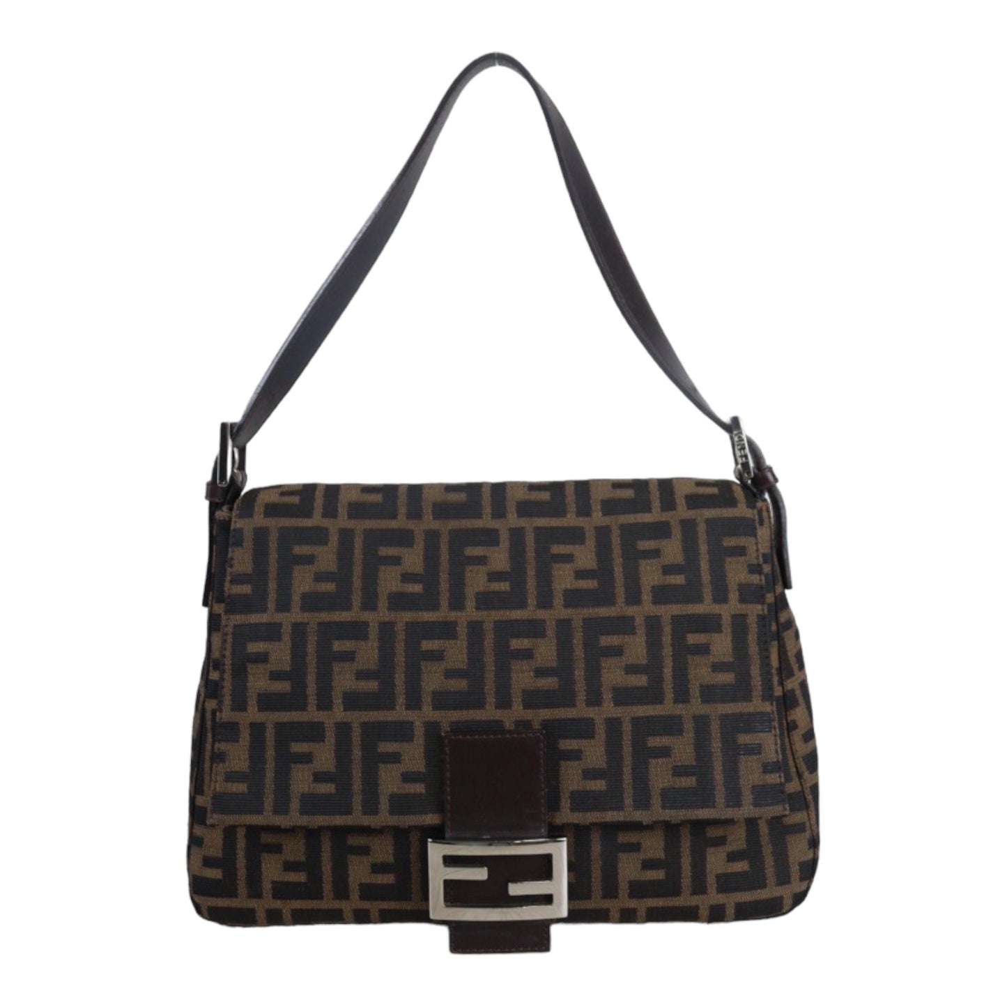 Rank A｜ FENDI Zucca Mamma Baguette Shoulder Bag ｜23090721