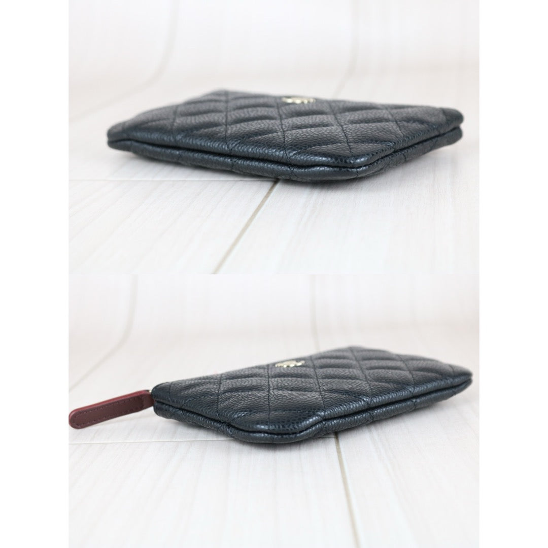 Excellent（Rank SA）｜CHANEL Caviar Skin Calf Leather Card Holder Black ｜X25082804