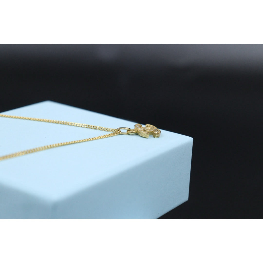 Good ( Rank AB)｜ CHANEL Coco Mark  Rhinestone  Necklace｜24062601