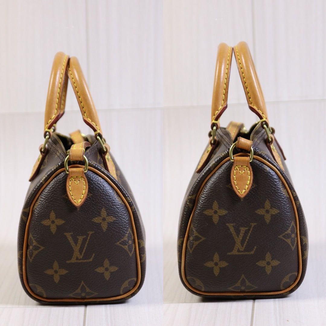 Rank AB ｜LV Monogram Nano Speedy  Shoulder Bag｜S24040405