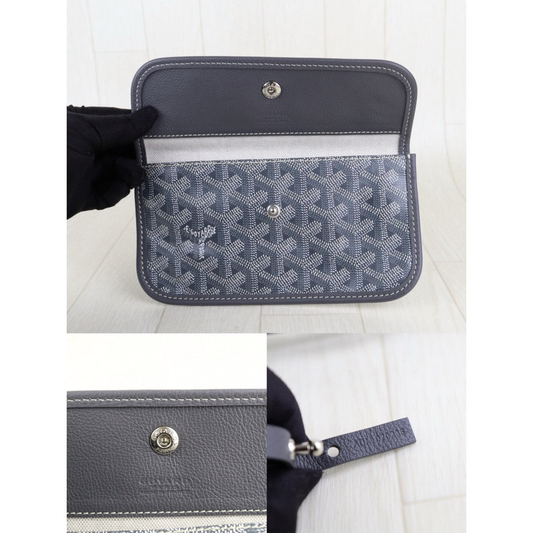 Very Good ( Rank A)｜ Goyard Saint-Louis PM Tote Bag Grey｜H25011324