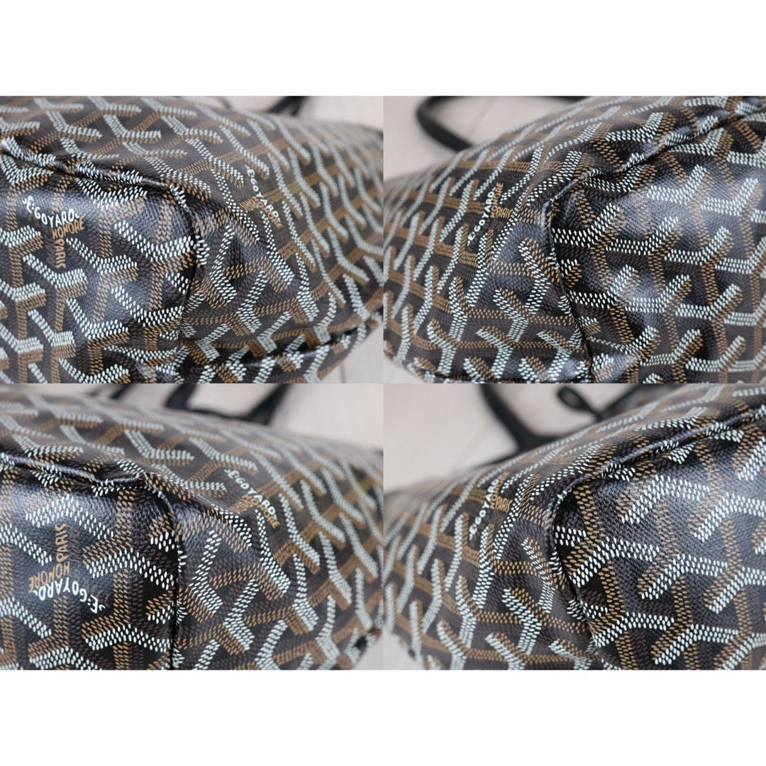 Excellent（Rank SA）｜ Goyard Saint-Louis PM Tote Bag Black｜S25111602