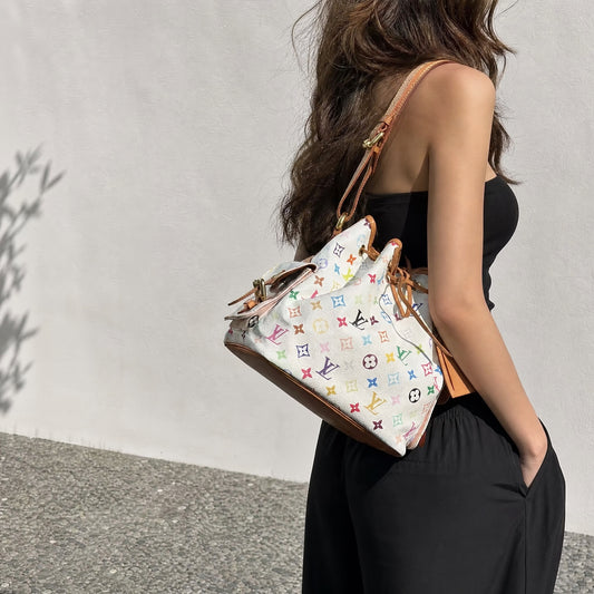 Include Entrupy Certificate of Authenticity｜Good ( Rank AB)｜Louis Vuitton Takashi Murakam Multi Monogram Petit Noe ShoulderBag｜S26073119