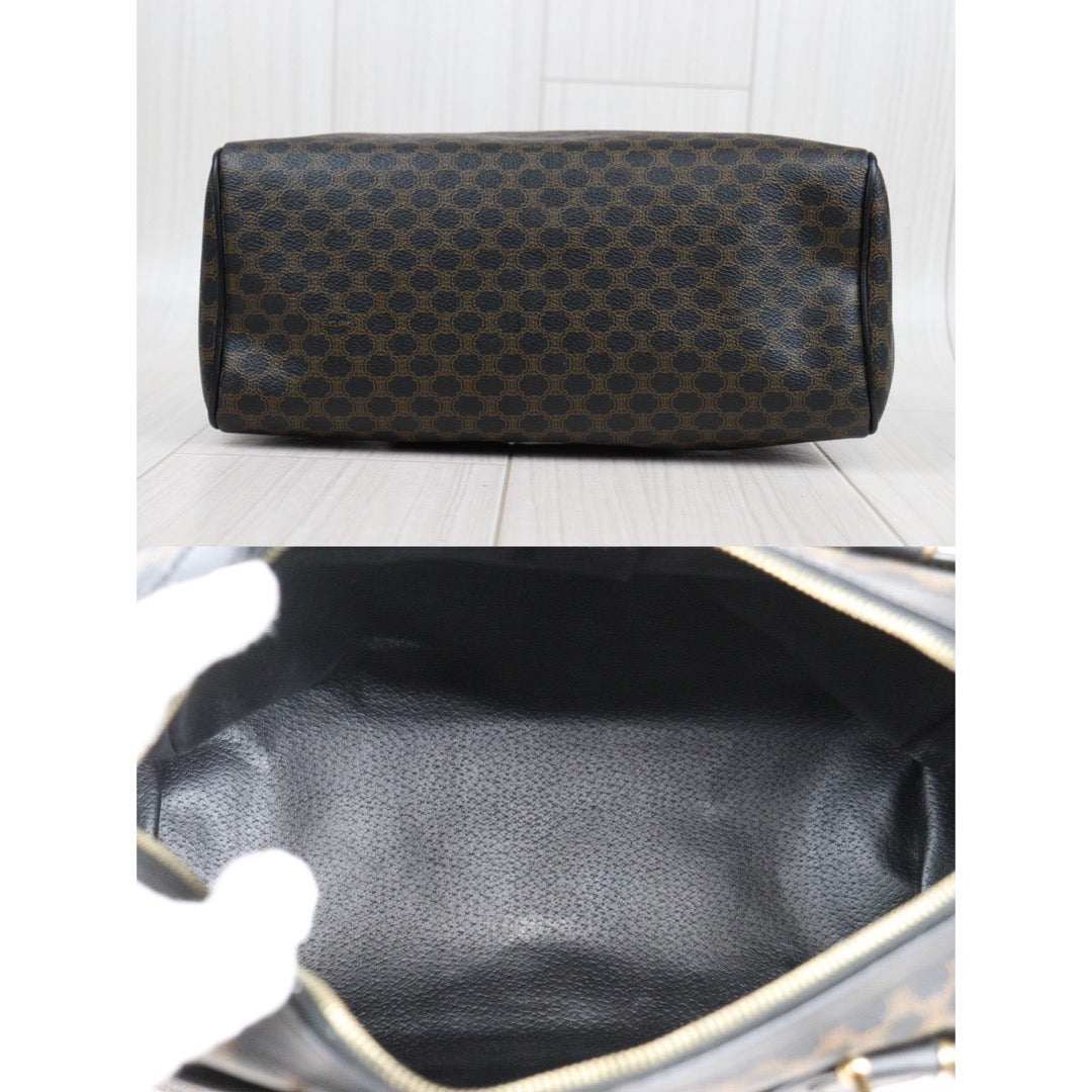 Rank AB ｜ CELINE Macadam Black Poston 30 Bag Hand Bag ｜V24030751