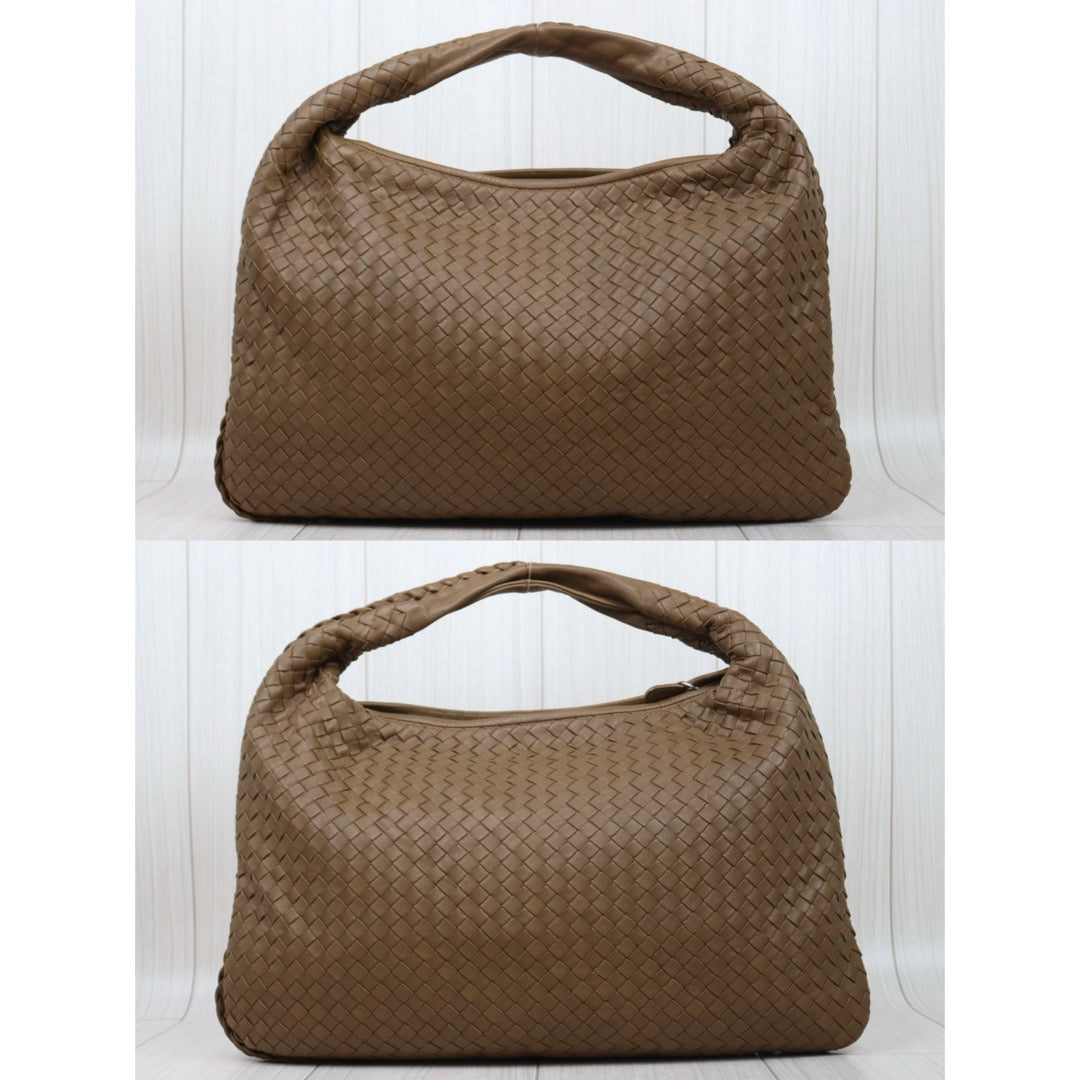 Very Good ( Rank A)｜ Bottega Veneta Lamb Skin Braid Shoulder Bag Caramel｜S25072912