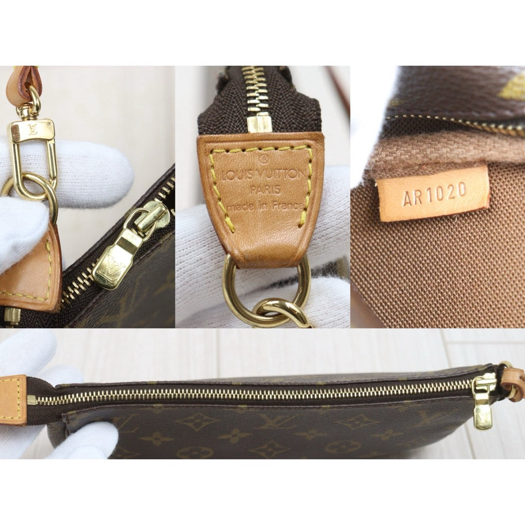 Include Entrupy Certificate of Authenticity｜Good ( Rank AB)｜Louis Vuitton Monogram Pochette Accessoires ｜26052706