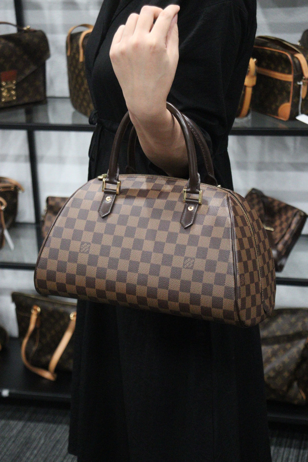 louis vuitton bowler backpack BLACK EPI LEATHER MABILLON RDB First seen in the fall Backup Monogram Empreinte Leather -