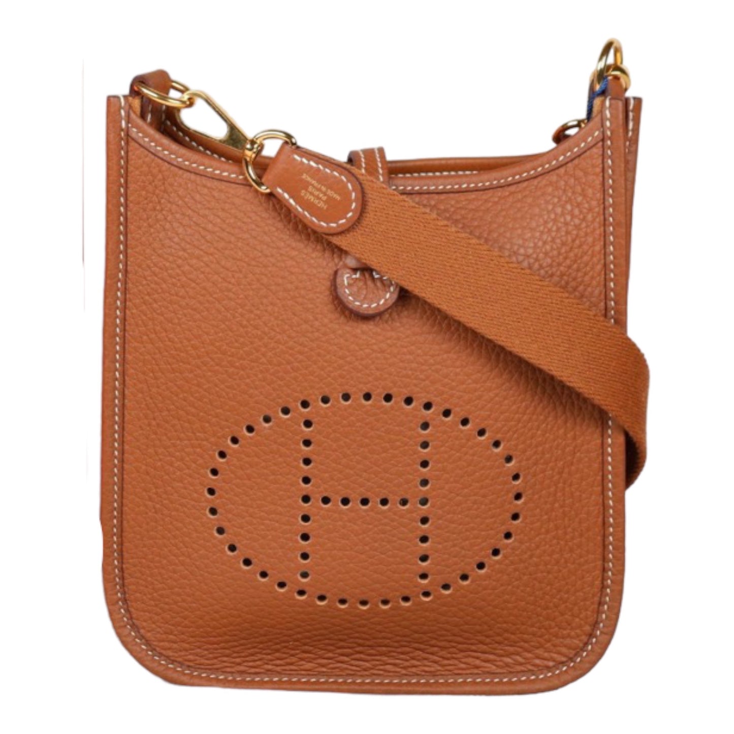 Very Good ( Rank A)｜ HERMES Mini Evelyn 16 Shoulder Bag  U Stamp Brown Gold Hardware｜W24060401