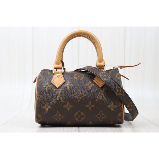 Rank A ｜ LV Monogram Mini Speedy Handbag Wirh Shoulderstrap｜24061321