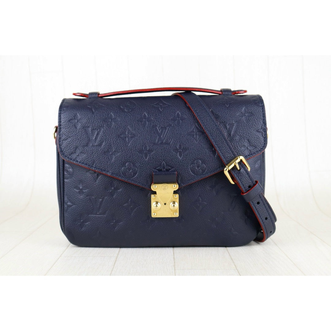 Very Good ( Rank A)｜LV Monogram Pichette Metis ShoulderBag Blue  IC Chips Model ｜S25022603