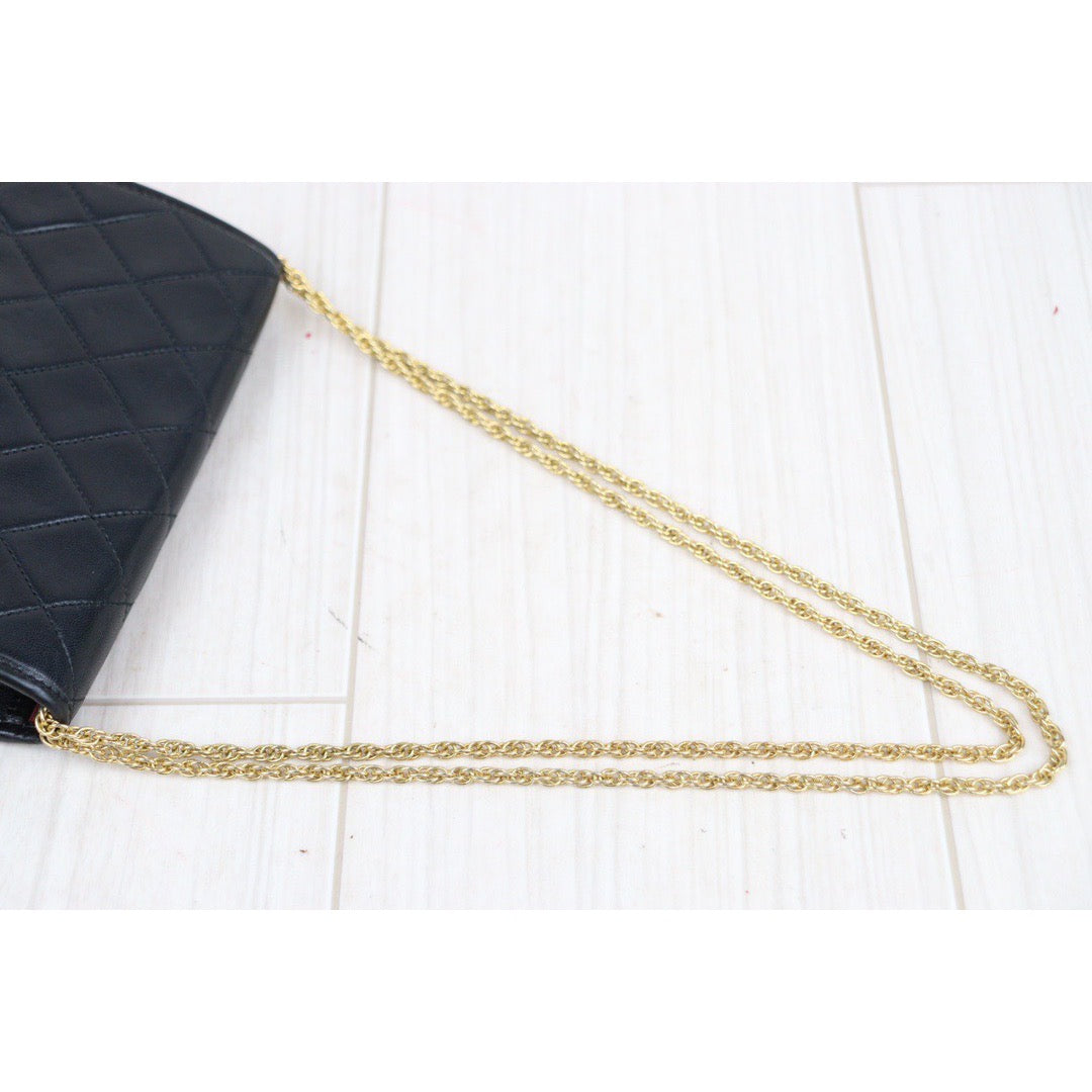 Rank AB｜ CHANEL Mini Coco Mark Matrasse Lambskin Chain Shoulder Bag ｜24022715