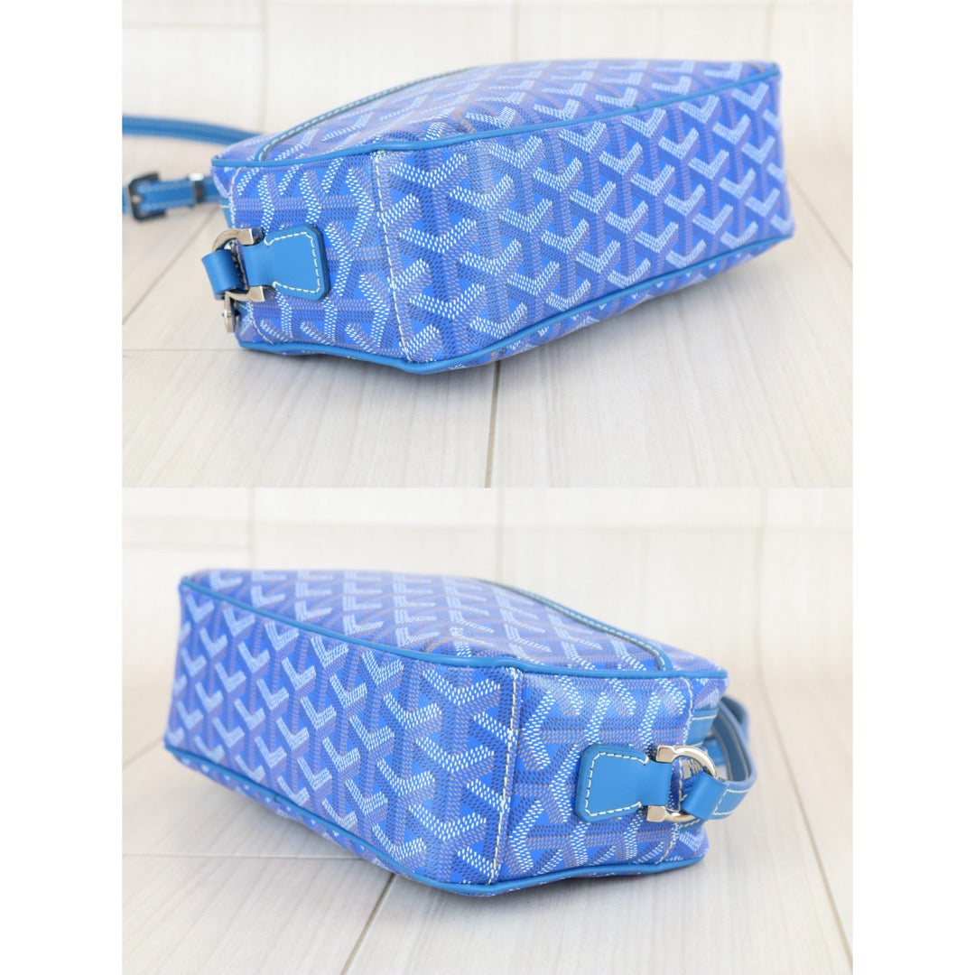 Very Good ( Rank A) ｜ Goyard Cap Vert Shoulder Bag Blue｜X25120603