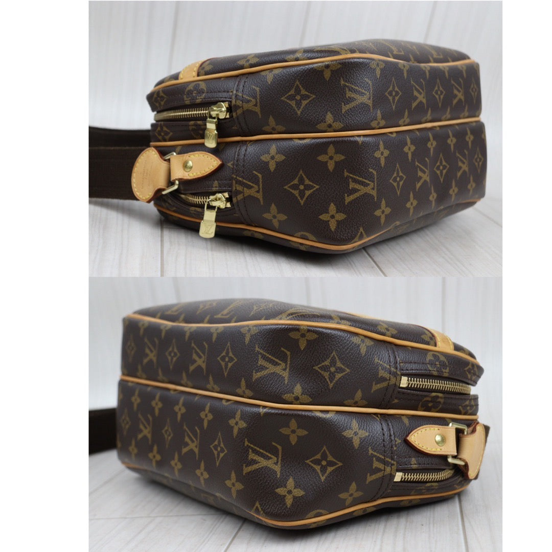 Rank A ｜ LV Monogram Reporter PM Shoulder Bag ｜24011209