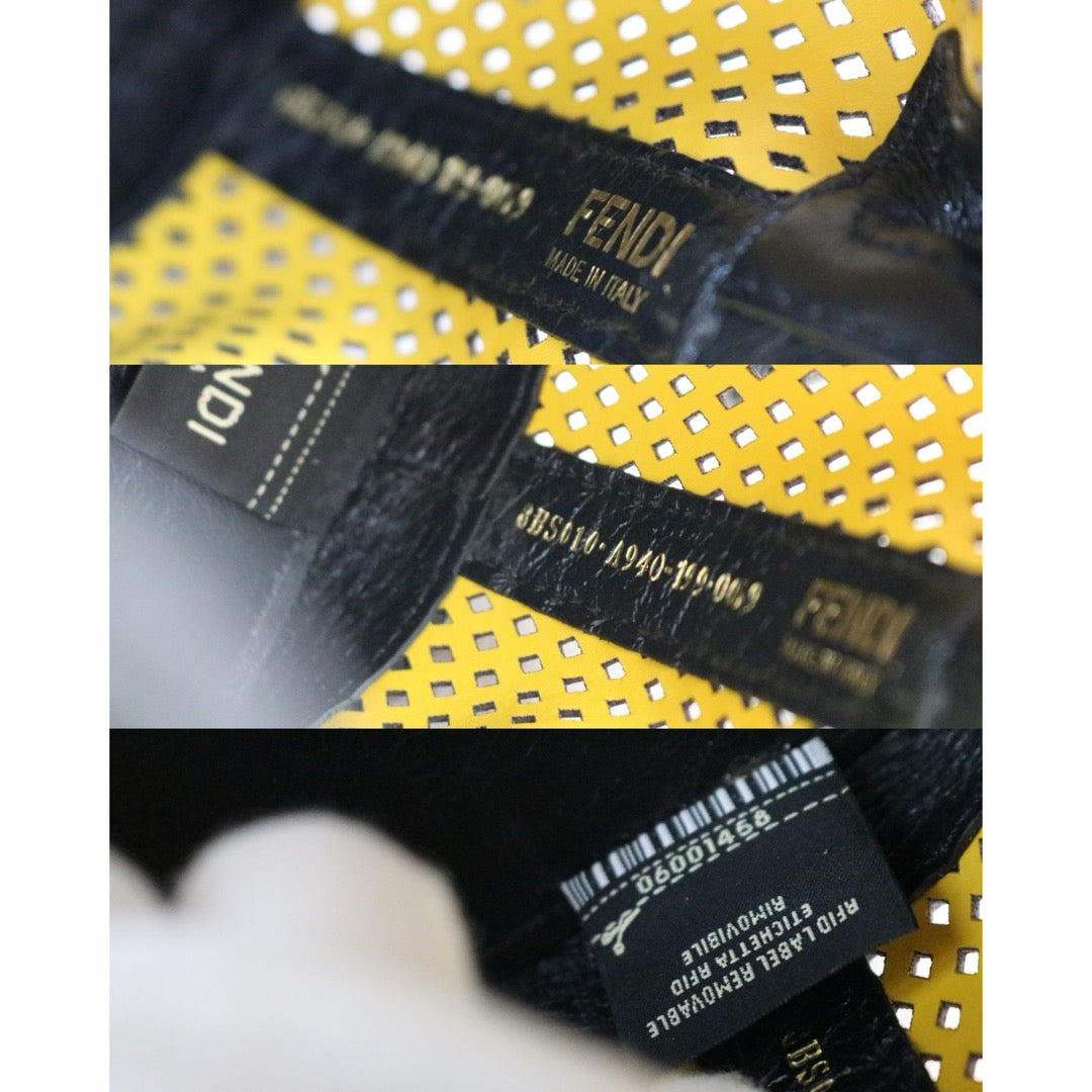 Include Entrupy Certificate of Authenticity｜Good ( Rank AB)｜ FENDI Perforated Mini Mon Tresor Bucket Bag｜X26070607