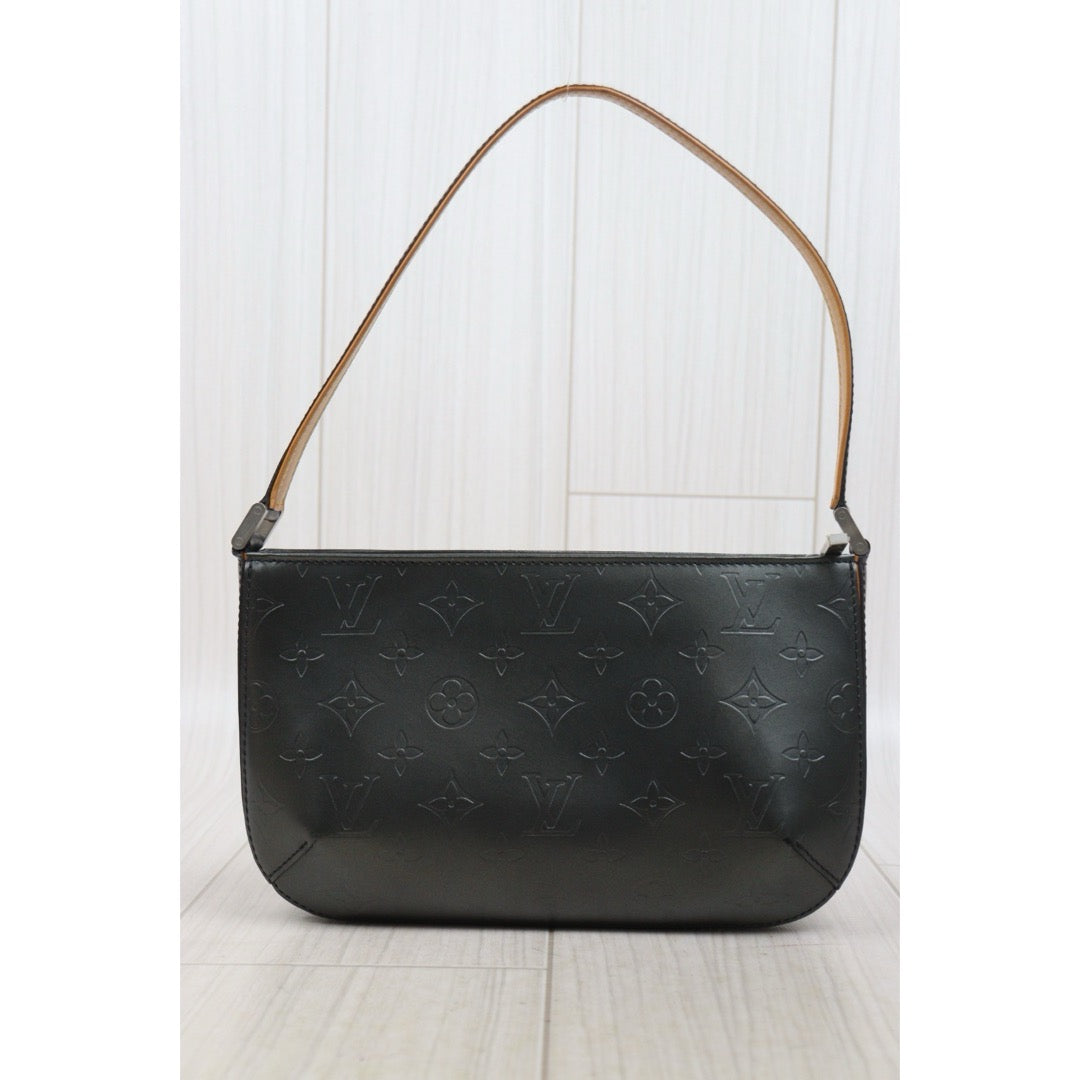 Very Good ( Rank A) ｜ LV Matte Vernis Steel Gray Fowler Shoulder Bag｜25110609