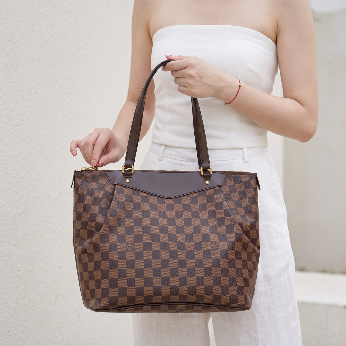Include Entrupy Certificate of Authenticity｜Good ( Rank AB)｜ Louis Vuitton Damier Westminster Tote｜Z26091610