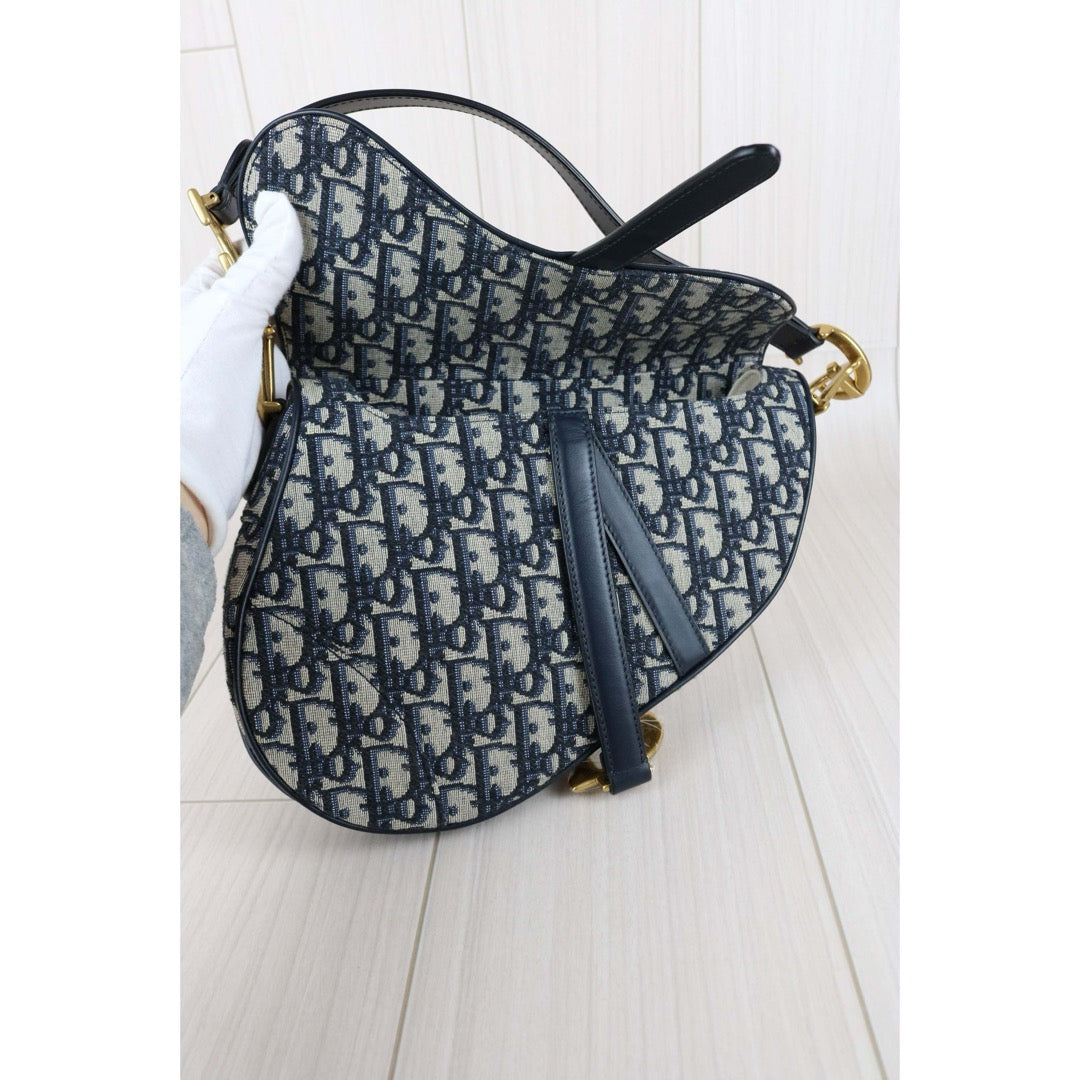 Very Good ( Rank A)｜Dior Trotter Saddle Shoulder Bag Medium｜J25042403