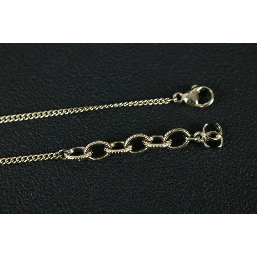 Very Good ( Rank A)｜ CHANEL Coco Mark D21S Heart Acrylic Rhinestone  Necklace｜S25111102