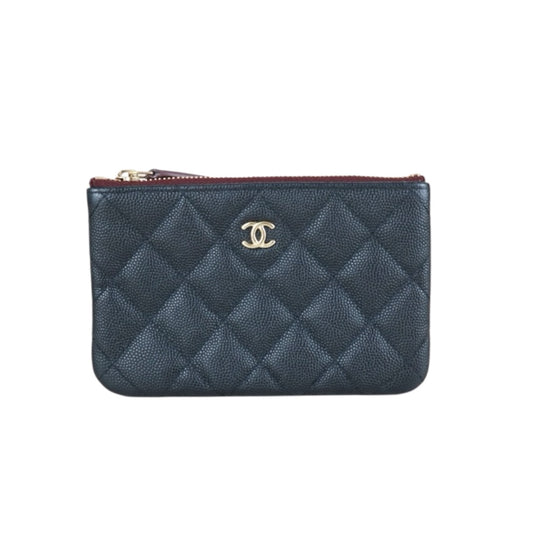 Good ( Rank AB)｜CHANEL Caviar Skin Calf Leather Card Holder Black ｜X25082404
