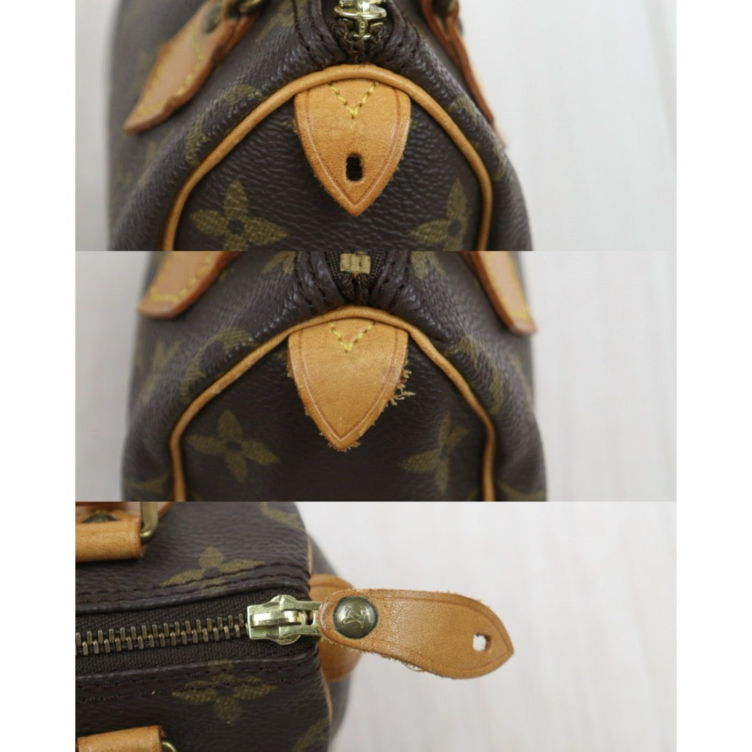 Include Entrupy Certificate of Authenticity｜Good ( Rank AB) ｜ Louis Vuitton Monogram Mini Speedy  Hand Bag With Shoulder Strap｜26090704