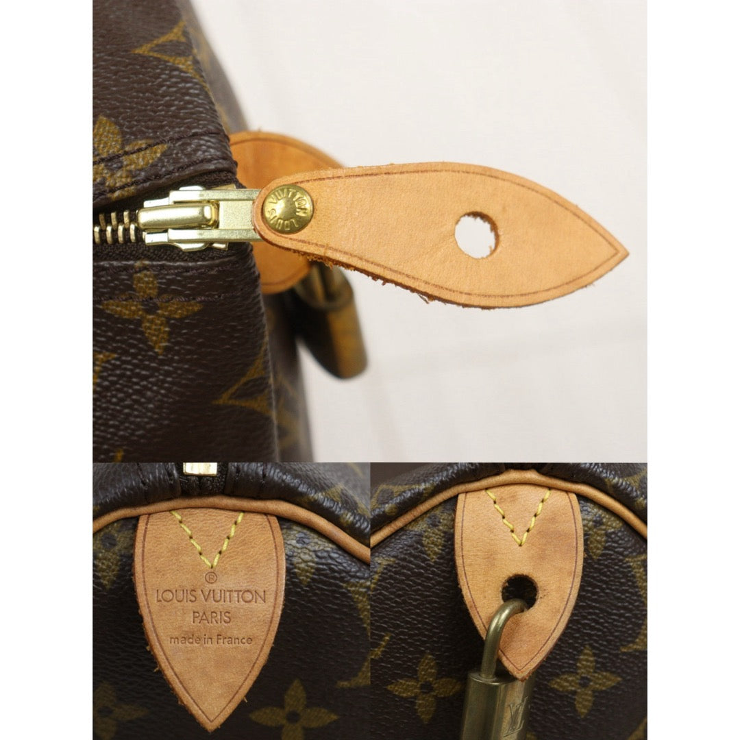 Include Entrupy Certificate of Authenticity｜Good ( Rank AB) ｜ Louis Vuitton Monogram Speedy 40 Hand Bag ｜26082002