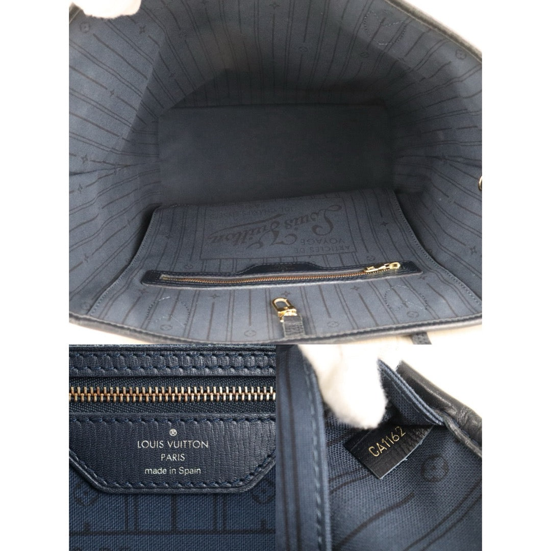 Include Entrupy Certificate of Authenticity｜Good ( Rank AB)｜ Louis Vuitton Monogram Canvas Neverful ShoulderBag  Gray｜S26073115