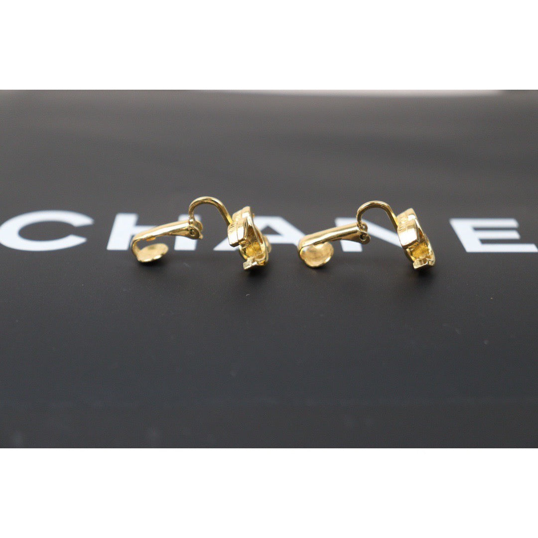 Rank A ｜CHANEL COCO Earrings 18k Gold Plated ｜24050628