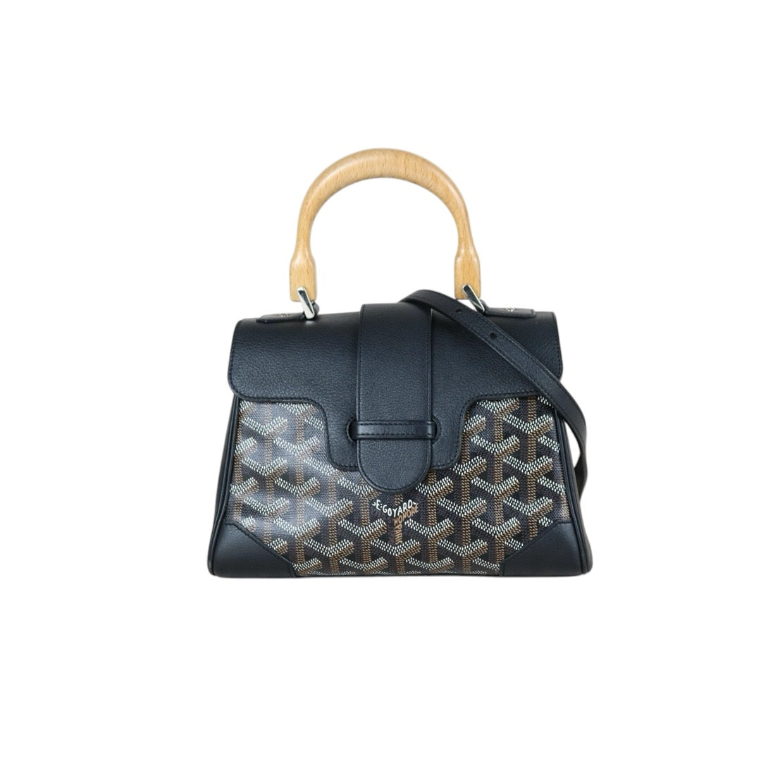 Very Good ( Rank A)｜ Goyard Mini Saigon Hand Bag With Shoulder Bag Black｜S24111701