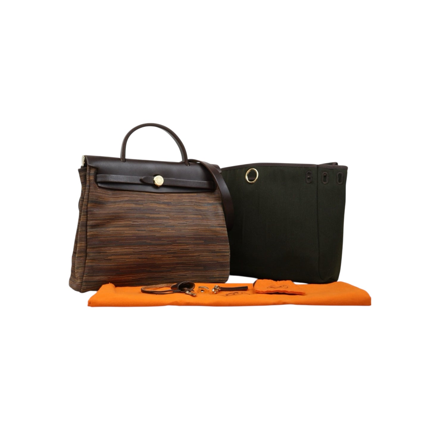 Good ( Rank AB)｜ HERMES Vibrato Leather Herbag PM □H Shoulder Bag  Made In 2004 Year｜25051703