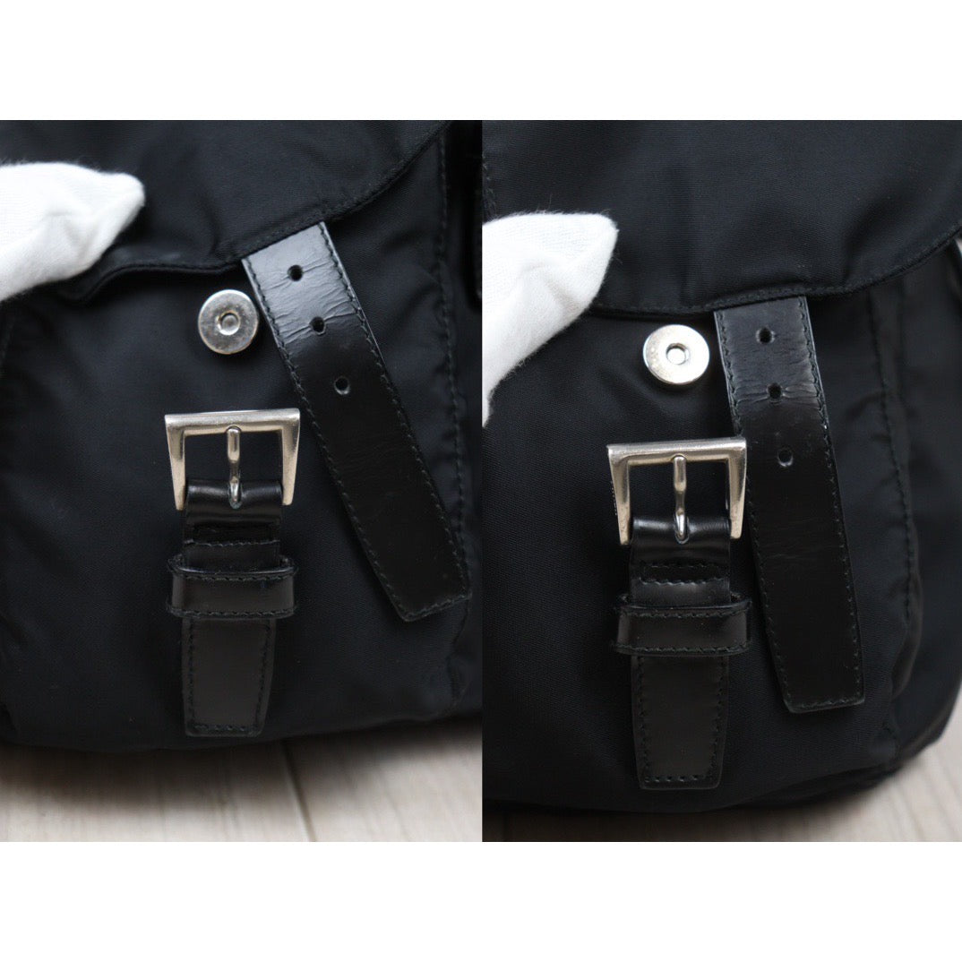 Rank A｜Prada Nylon Backpack Medium Black｜24061113